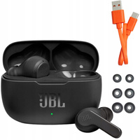 JBL Wave 200TWS Słuchawki Bezprzewodowe Douszne Mikrofon Czarne Powerbank