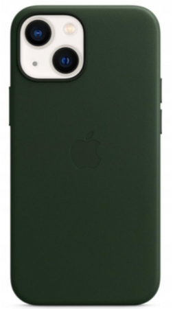 Etui Skórzane Apple iPhone 13 Mini MM0J3ZM/A Sequoia Green Zielony MagSafe