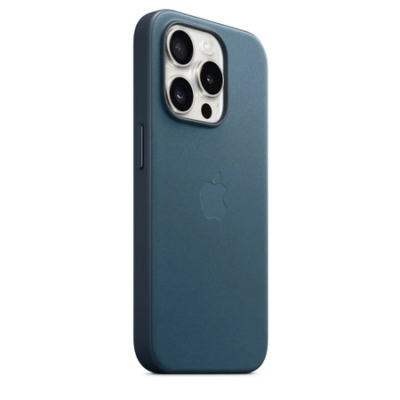 Etui Apple iPhone 15 Pro Finewoven Niebieski Tkanina MT4Q3ZM/A MagSafe
