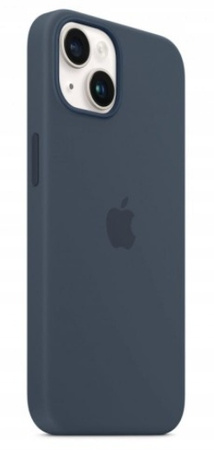 Etui Silikonowe Apple iPhone 14 Storm Blue Granatowy MW5T3ZM/A MagSafe