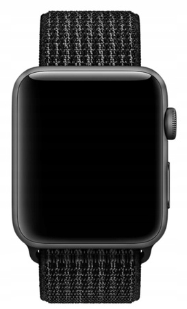 Pasek Apple Nike Sport Loop 44 / 45 / 49MM MRPH2ZM/A Pure Platinum / Black