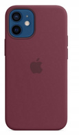 Etui Silikonowe Apple iPhone 12 Mini Plum Śliwka Bordowe MHKQ3ZM/A MagSafe
