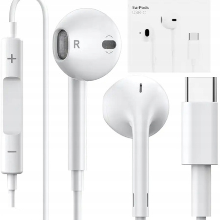 Apple Earpods Słuchawki USB-C MTJY3ZM/A Do iPhone 15 / 15 Pro / 16 Pro