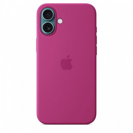 Etui Silikonowe Apple iPhone 16 Plus Różowy Fuchsia MYYE3ZM/A MagSafe