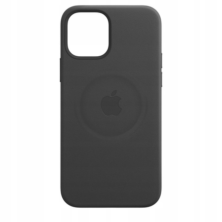 Etui Apple iPhone 12 / 12 Pro Czarne MHKG3ZM/A Leather Skórzane MagSafe