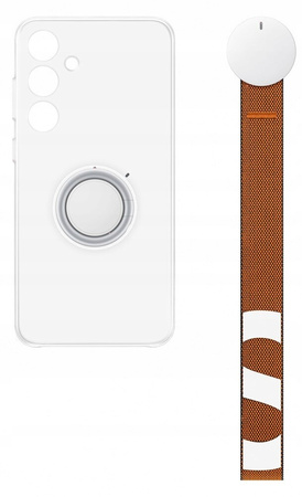 Etui Samsung Galaxy S24+ Plus Ring Case Transparentne Clear Case Plecki