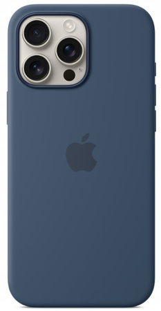 Etui Silikonowe Apple iPhone 16 Pro Max Denim Granatowy MYYU3ZM/A MagSafe