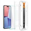 Mocne Szkło Hartowane Spigen Glas.TR EZ FIT Do Apple iPhone 15 Pro 2Sztuki
