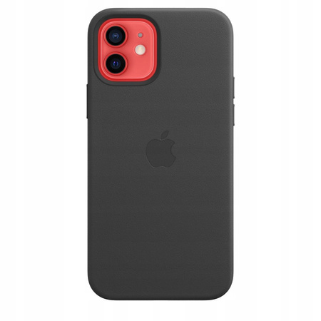 Etui Skórzane Apple iPhone 12 / 12 Pro Czarne MHKG3ZM/A Leather MagSafe