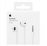 Słuchawki Apple Earpods Mini Jack 3.5MM Douszne Przewodowe MNHF2ZM/A Białe