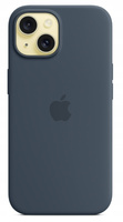 Etui Silikonowe Apple iPhone 15 Storm Blue Granatowy MT0N3ZM/A MagSafe