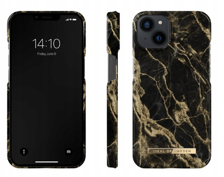 Etui Do Apple iPhone 13 / 14 Ideal Of Sweden Golden Smoke Marble Plecki