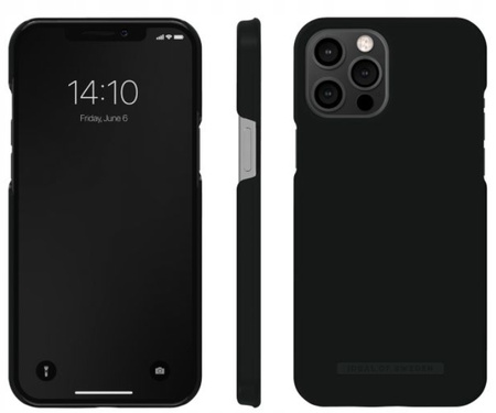 Etui Do Apple iPhone 12 Pro Max Ideal Of Sweden Coal Black Czarny Plecki