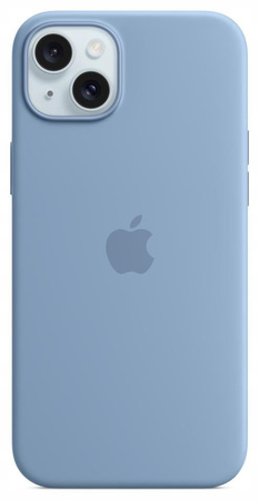 Etui Silikonowe Apple iPhone 15 Plus Winter Blue MT193ZM/A Niebieskie Case
