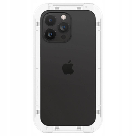 Mocne Szkło Hartowane Spigen Glas.TR EZ FIT Do Apple iPhone 15 Pro 2Sztuki