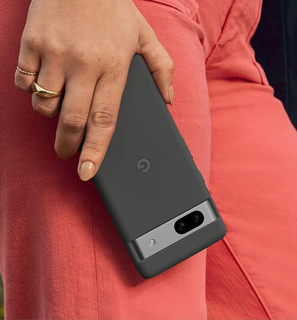 Oryginalne Etui Google Pixel 7A Czarne Black GA04318 Plecki Plastikowe