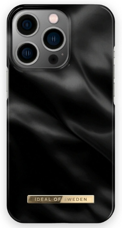 Etui Do Apple iPhone 13 Pro Ideal Of Sweden CASE BLACK SATIN Czarne Plecki
