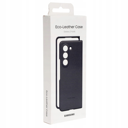 Oryginalne Etui Samsung Galaxy Z Fold5 Eco-Leather Case Czarny Black