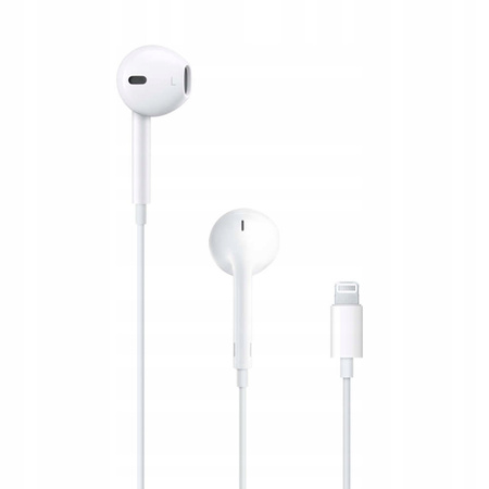 Słuchawki Apple Earpods Lightning MMTN2ZM/A Douszne iPhone 12 / 13 / 14 Pro
