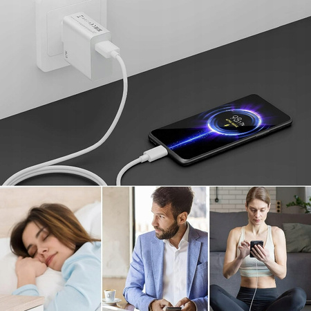 Oryginalna Szybka Ładowarka Sieciowa Xiaomi 67W MiTurbo + Kabel USB-C QC