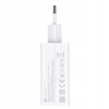 Oryginalna Szybka Ładowarka Sieciowa Xiaomi 67W MiTurbo + Kabel USB-C QC