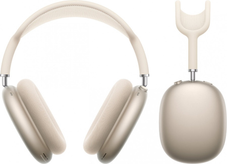 Apple AirPods Max Słuchawki Bezprzewodowe Nauszne Mikrofon ANC Starlight