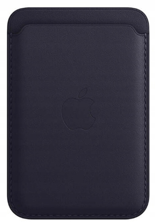 Portfel Apple Wallet Leather Ink Atramentowy MPPW3ZM/A Granatowy Skórzany