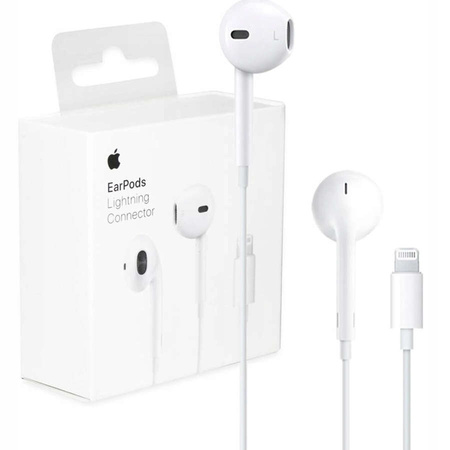 Słuchawki Apple Earpods Lightning MMTN2ZM/A Douszne iPhone 12 / 13 / 14 Pro