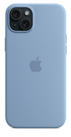 Etui Silikonowe Apple iPhone 15 Plus Winter Blue MT193ZM/A Niebieskie Case