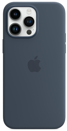 Etui Silikonowe Apple iPhone 14 Pro Max Storm Blue MPTQ3ZM/A MagSafe Plecki