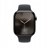 Oryginalny Pasek Apple Watch 46MM M/L MXM43ZM/A Czarny Black Silikonowy