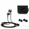 Słuchawki Dokanałowe Sennheiser CX 300S Czarne Black Z Pilotem Mikrofon