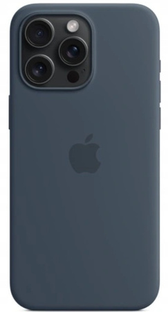 Etui Silikonowe Apple iPhone 15 Pro Max Storm Blue MT1P3ZM/A MagSafe Plecki