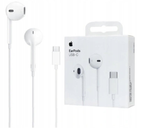 Apple Earpods Słuchawki USB-C MTJY3ZM/A Do iPhone 15 / 15 Pro / 16 Pro