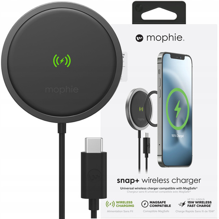 Ładowarka Bezprzewodowa Indukcyjna Mophie Snap+ MagSafe 15W Wireless Charge