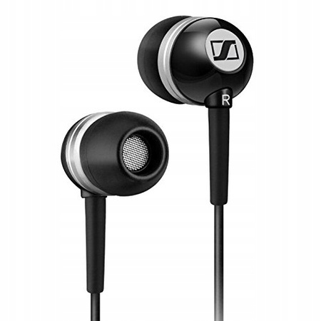 Słuchawki Dokanałowe Sennheiser CX 300S Czarne Black Z Pilotem Mikrofon
