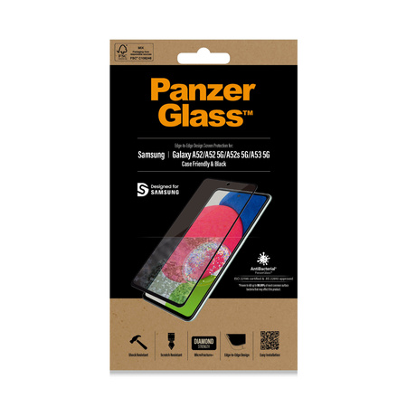 Mocne Szkło Hartowane PanzerGlass Do Samsung A52 / A52s / A53 5G Protector