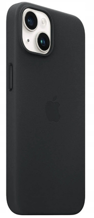 Etui Skórzane Apple iPhone 14 MPP43ZM/A Midnight Czarny MagSafe Leather