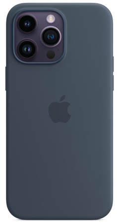 Etui Silikonowe Apple iPhone 14 Pro Max Storm Blue MPTQ3ZM/A MagSafe Plecki