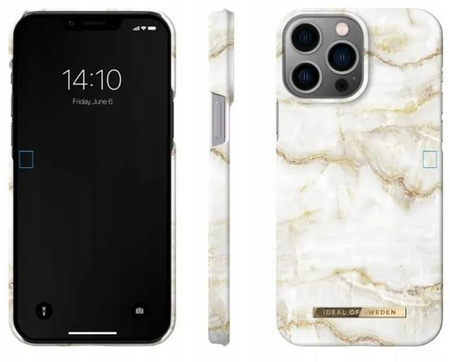 Etui Do Apple iPhone 13 Pro Max Ideal Of Sweden GOLDEN PEARL MARBLE CASE