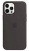 Etui Silikonowe Apple iPhone 12 Pro Max Czarne Black MHLG3ZM/A MagSafe