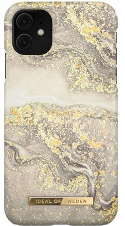 Etui Do Apple iPhone Xr / 11 Ideal Of Sweden Sparkle Greige Marble Case