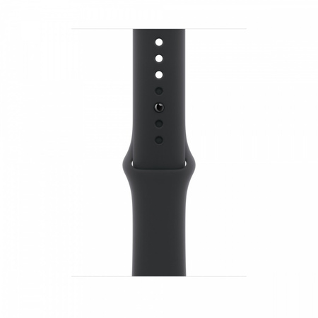 Oryginalny Pasek Apple Watch 46MM M/L MXM43ZM/A Czarny Black Silikonowy