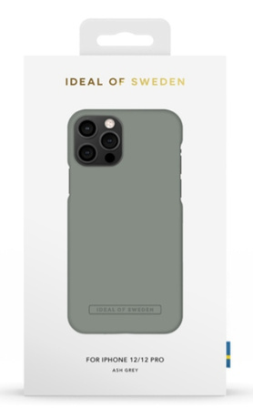 Etui Do Apple iPhone 12 Pro Max Ideal Of Sweden Ash Grey Szary Case Plecki