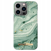 Etui Do Apple iPhone 13 Pro Max Ideal Of Sweden Mint Swirl Marble Printed
