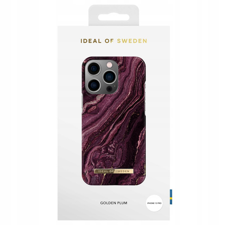 Etui Do Apple iPhone 13 Pro Ideal Of Sweden Golden Plum Marble Printed Case