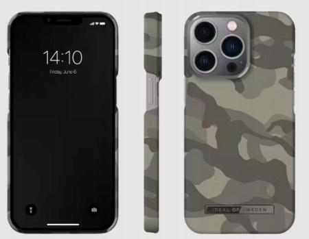 Etui Do Apple iPhone 13 Pro Max Ideal Of Sweden Matte Camo Khaki Moro Case