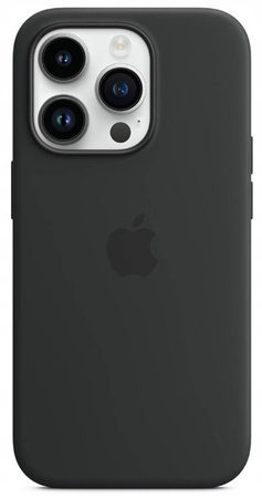 Etui Silikonowe Apple iPhone 14 Pro Midnight Czarny MPTE3ZM/A MagSafe Case