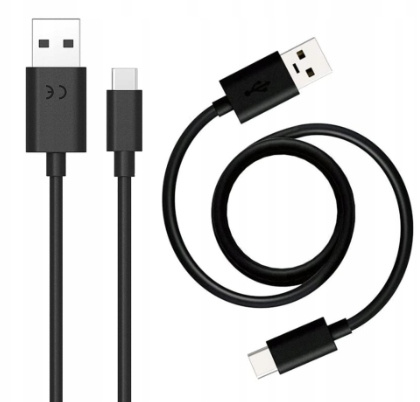 Kabel Motorola Przewód Do Ładowania Telefonu USB-A Na USB-C TYP C Czarny