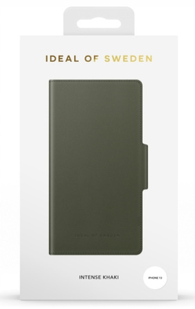Etui Z Klapką Do Apple iPhone 13 Ideal Of Sweden Wallet Khaki Pokrowiec